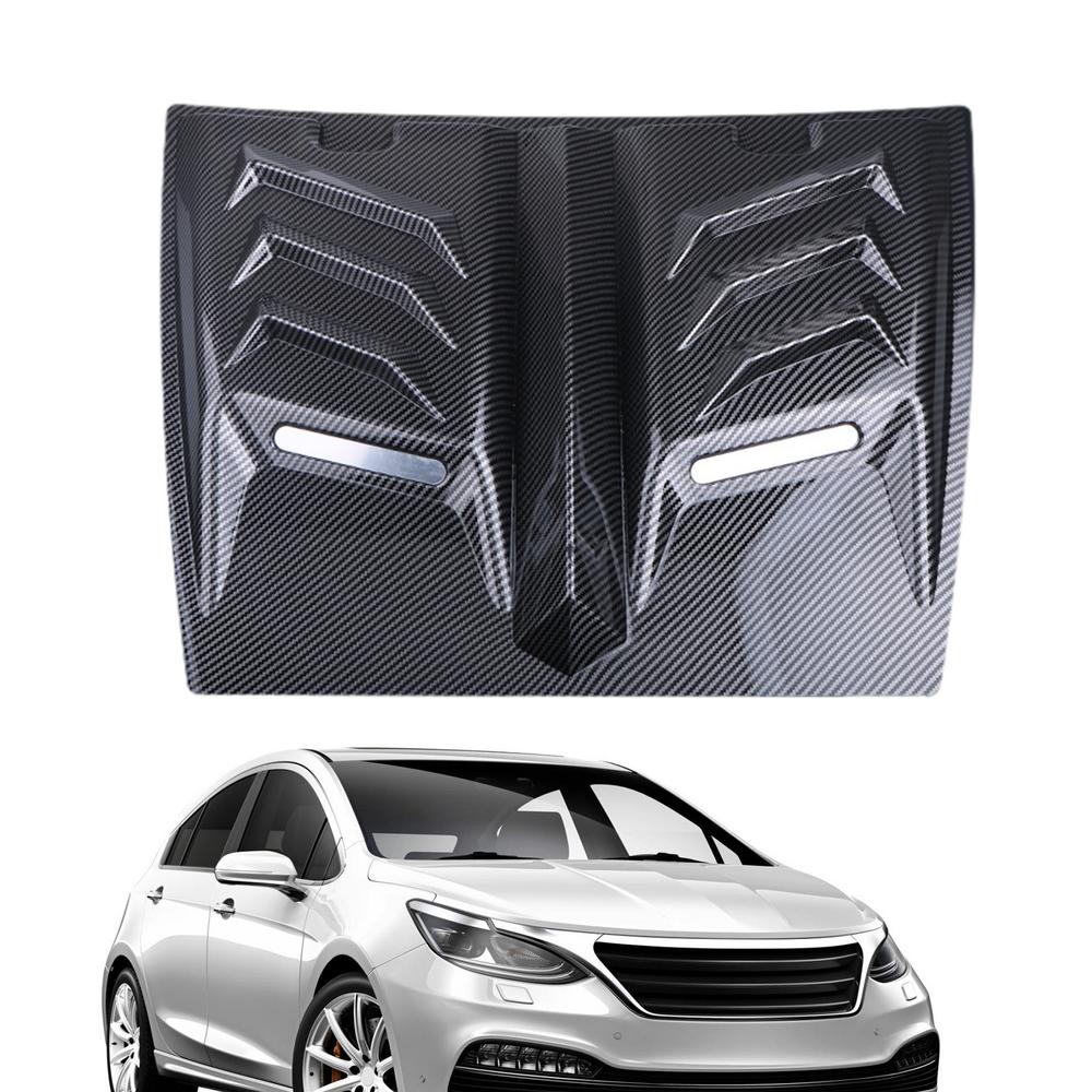 

Вентиляційні отвори для капота автомобіля Підроблена кришка вентиляційного отвору капота проти подряпин для автомобіля Багатофункціональний аксесуар для автомобіля Декоративний креатив