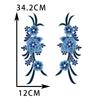 Diy Sewing Color Embroidery Corsage Decorative Patch Repair Cheongsam Dress Performance Dress Clothing Accessories
