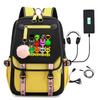 Rhythm Box USB Charging, Primary and Secondary School School Bag, Children's Backpack, Backpack.