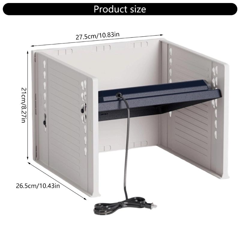 Height Adjustable Chicken Brooder Heater Automatic Chick Heating Plate for Baby Chick and Duckling