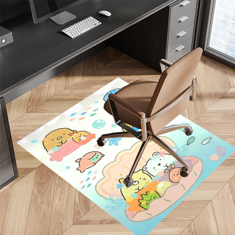 Sumikko Gurashi1 Printed Absorbent Washable Carpet, Non-Slip Bathroom Mats, Kitchen Rugs, Yoga Mat,Living Room Entrance, Camping Picnic Rugs