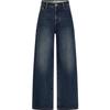 JiuZi AnNaKou Women's 100% Cotton Loose Fit Denim Straight-Leg Pants