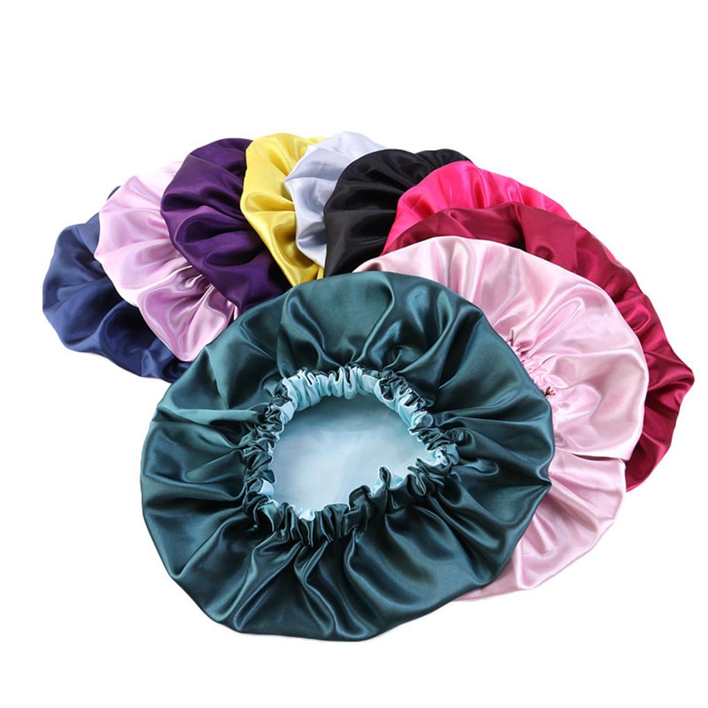 Sleep Cap For Comfortable Night S Rest Made With Satin Double Layer Hair Bonnet