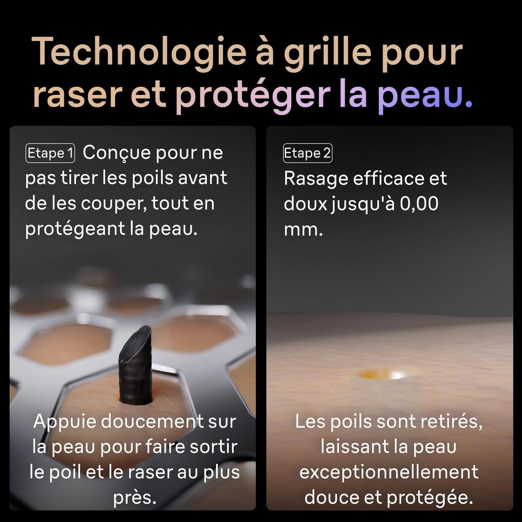 Rasoir Électrique - BRAUN - Series 9 9610s - 240 V - Autonomie 60 Min - Noir