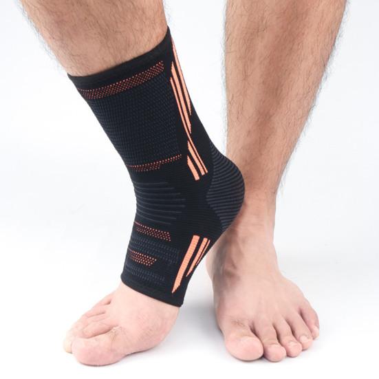 1 PC Compression Sports Ankle Brace Silicone Padded Protect Heel Ankle Support Basketball