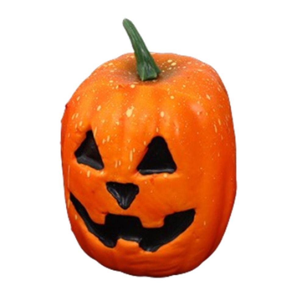 Cartoon Artificial Pumpkins Ornament DIY Handmade Craft Fake Pumpkins Model Thanksgiving