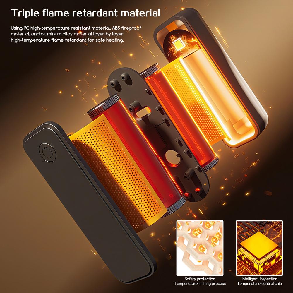 2 In 1 Electric Hand Warmer For Outdoor Indoor Use Innovative 2 In 1 Magnetic Split Design For Shared Warmth. For Winter Commute