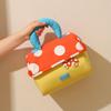 Oxford cloth Mushroom Makeup Bag Multifunctional Toiletry Bag Kawaii Handheld Cosmetic Case  Girls