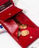 Women's leather wallet RD-AN01-GCL RED