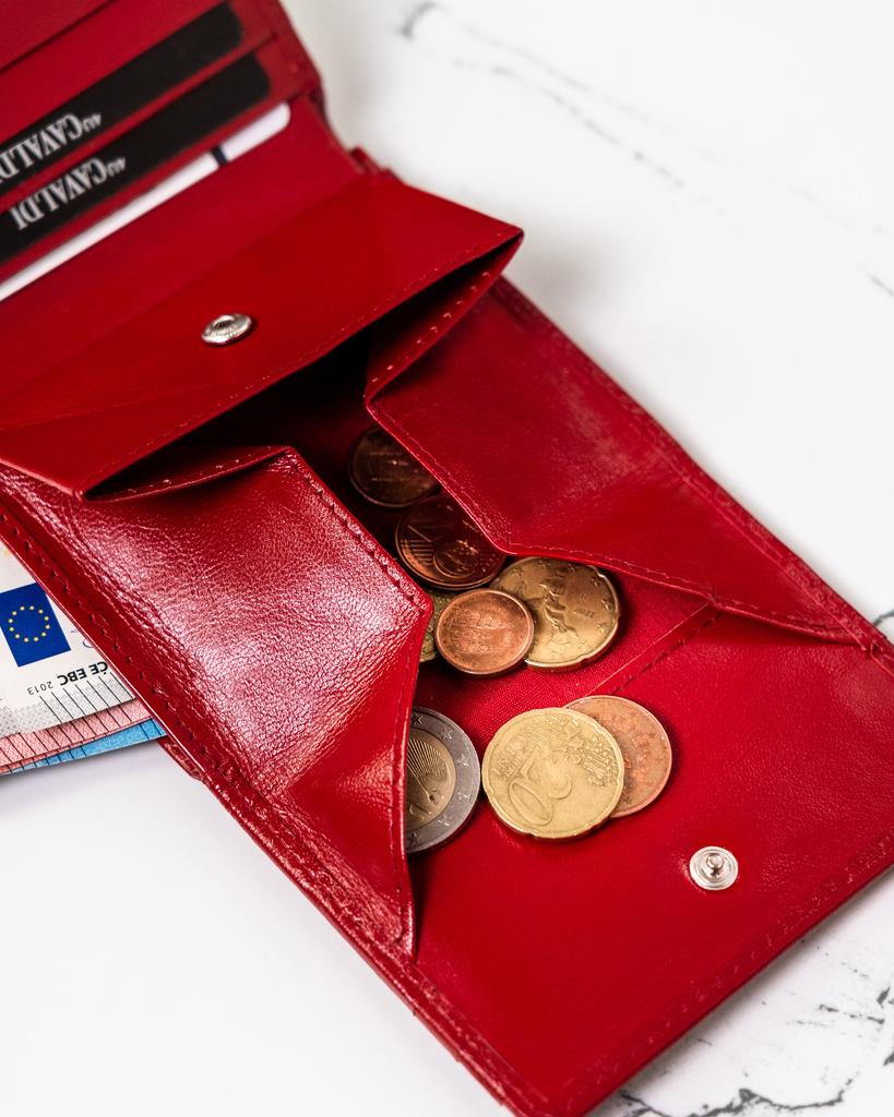 Women's leather wallet RD-AN01-GCL RED