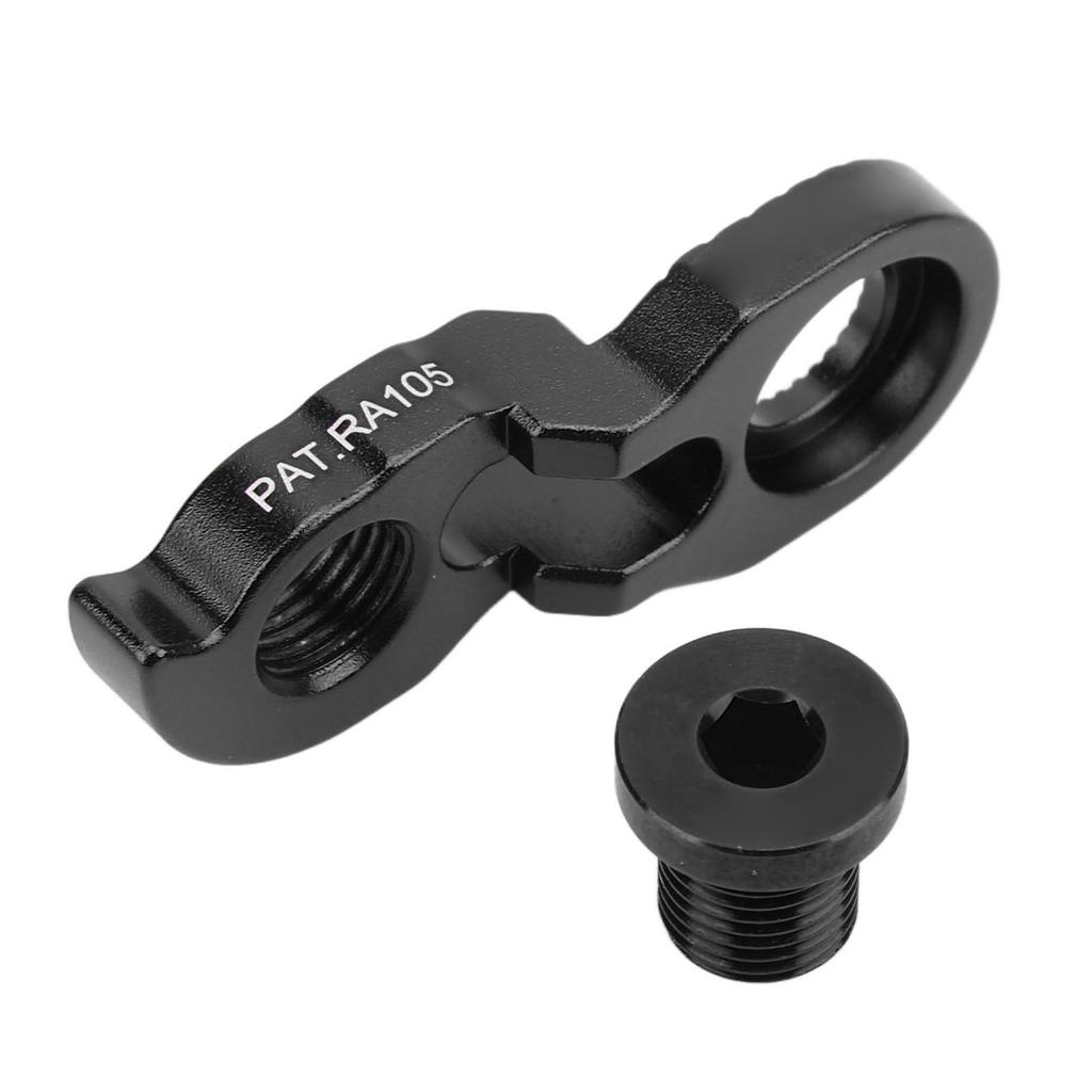 RISK Bicycle Rear Derailleur Hanger Aluminum Bicycle Tail Hook Extender for 40T 42T 46T 50T 52T Mountain BikeBlack