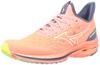 Wave Rider NEO 2 Running Pink X White X 2E Shoes, Jogging, Marathon, Sports, Training, Lightweight, Navy, 23.5 Cm,