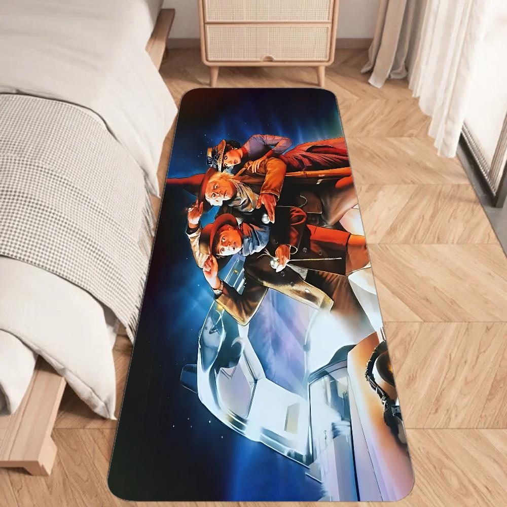 

Delorean Motor Company Floor Mat Graphic Printed Flannel Doormats For Bathroom Kitchen Entrance Carpet Home Decor 40cm x 60cm