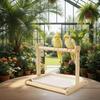 Non-slip Parrot Potty Training Platform Anti-Splash Design Bird Stand Creative Parrot Stand
