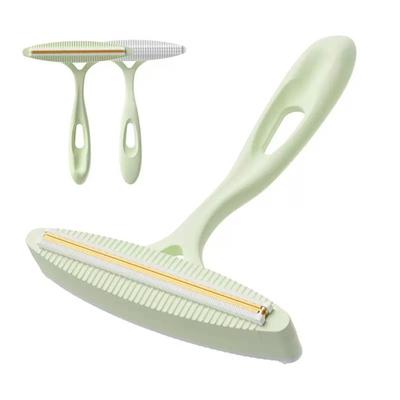 Dual-Sided Clothes Lint Remover Pet Hair Remover Brush with Copper Head Fabric Use Hair