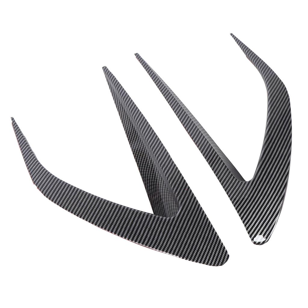 1 par auto främre luftventilssplitter Förbättrad aerodynamik Ökat marktryck Snyggt utseende Ersättning för MX 5 Miata ND