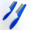 Eco-Friendly Simple Style Stainless Steel Pins Plastic Handle Comb for Dogs & Cats Flea Lice Nit Tick Cleaning Removes Hair/Fur