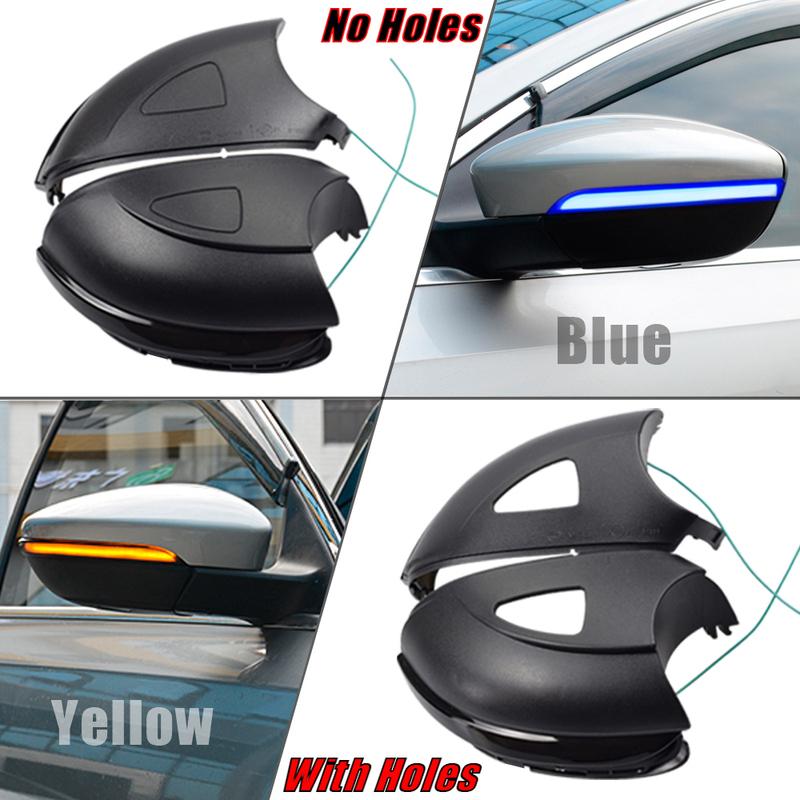 2 Pieces For VW Golf MK6 GTI 6 R Line Touran Dynamic Blinker Side Mirror Indicator For Volkswagen VI R20 LED Turn Signal Light