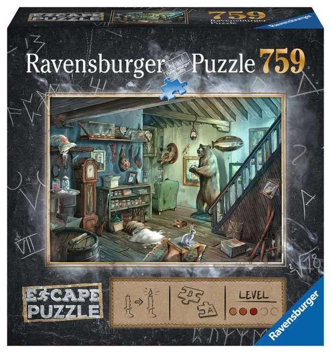 Escape puzzle - La cave de la terreur - Ravensburger - Puzzle Escape Game 759 pièces - Dès 14 ans