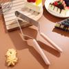 Iplusmile 2Pcs Cake Cutter Slicer, Stainless Steel Pie Cutter and Server Set, Adjustable Cheese Cake Divider Separator with Double Handle Tool