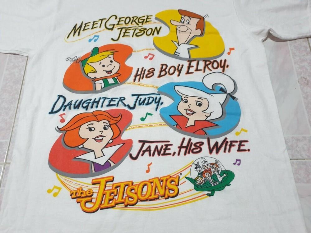 

The Jetsons Family Tee Shirt Short Sleeve White Unisex S-5XL EM0806 Unisex T-Shirt L