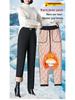 Winter Fleece-Lined Warm Cotton Pants for Moms - Thick, Cold-Proof, Straight-Leg, Ideal for Middle-Aged and Elderly with Duck Down Filling