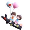 Lovable Couple Car Dashboard Ornament Strong Resin Automotive Decoration Vehicle Accessories for Couple & Friend