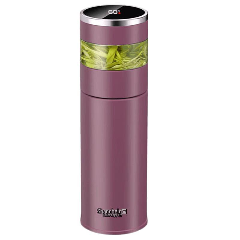 

ShangHeng 316 Stainless Steel Insulated Tea Thermos with Temperature Display 450ML