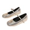 Französische Retro Ein-Wort Flache Einzelne Schuhe Damen Innenhöhe Mary Jane Schuhe Neue Faule Doudou Schuhe