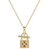 Lucky Lock Light Luxury Temperament Gorgeous Full Diamond Necklace Female Versatile Collarbone Chain Titanium Steel Chain
