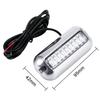 1pcs 27LED Yacht Underwater Light Stainless Steel Marine Strip Light Waterproof LED Boat Navigation Lights Marine Transom Lamp
