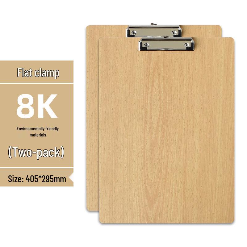 Set di 5 Cartelline A4 con Portapenne, Blocco da Scrittura A5, Cartellina in Legno A3 e Porta Menu