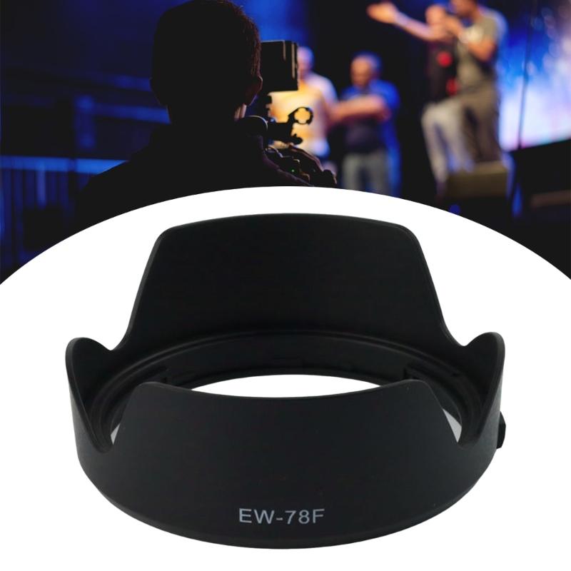 EW78F Lens Hood For RF24-240mm F4-6.3 ISUSM Camera Lens Shade Block Stray Light,Sunshades Compatible for 72mm Filter