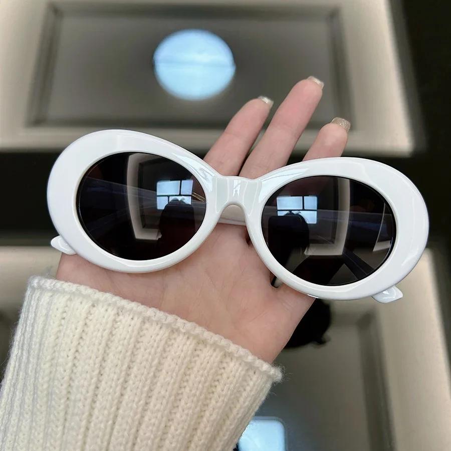 Retro Round Sunglasses Female Male Designer Retro Sun Eyewear Female Male Stylish Mirror Travel Punk Oculos De Sol