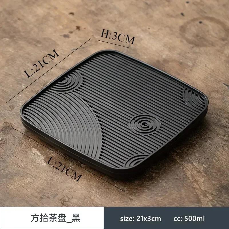 Melamin Wasserspeicher Typ Tee Tablett Chinesische Tee Accessoires Heim Tee Meer Teekannen Tabletts Dekorative Teegeschirr Zubehör