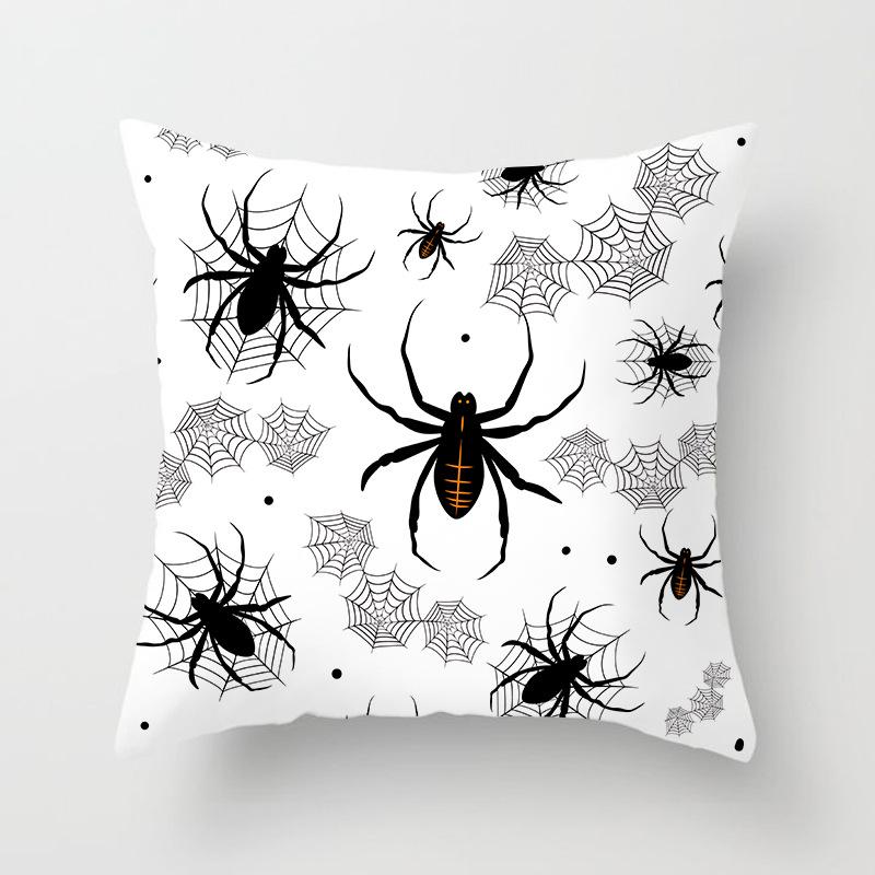 New Halloween Series Peach Leather Velvet Pillowcase Festive Decoration Home Sofa Pillow Cushion Cover