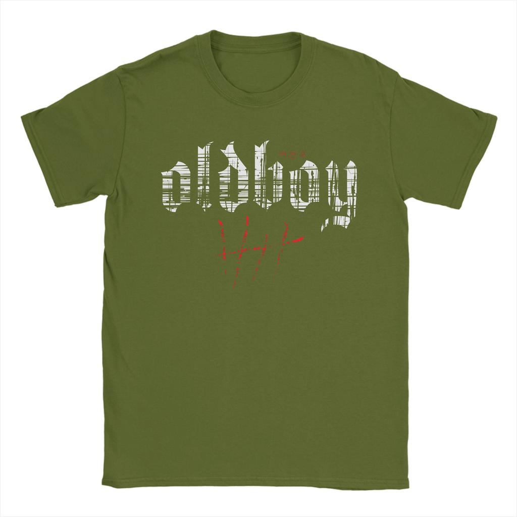 Oldboy Film T-Shirt Unisex 100% Baumwolle Lustige T-Shirts Rundhals T-Shirts Kurzarm Tops 6XL