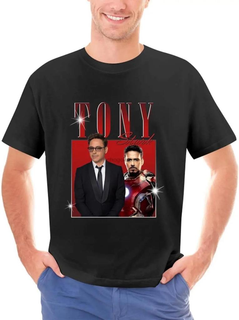 Vintage T0ny Stark Tony Stark T Shirt Funny Black Vintage Gift Men Women Tee
