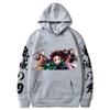 Japan Anime Demon Slayer Kamado Nezuko And Kamado Tanjirou Print Hooded Men Women Casual Hoodies Harajuku Sweatshirt Pullover