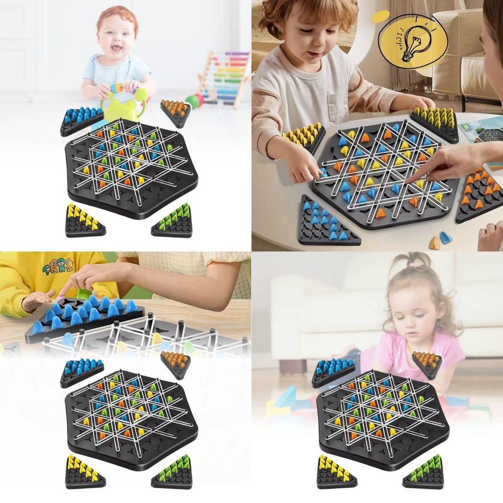 Colorful Chain Chess Set For Kids Smart Play Enhancing Visual And Cognitive Skills