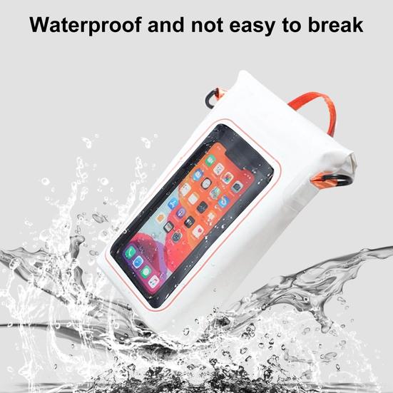 

Водонепроницаемая сумка для телефона с ремешком Прозрачная универсальная сухая сумка большой емкости для мобильного телефона для дайвинга и катания на лодках
