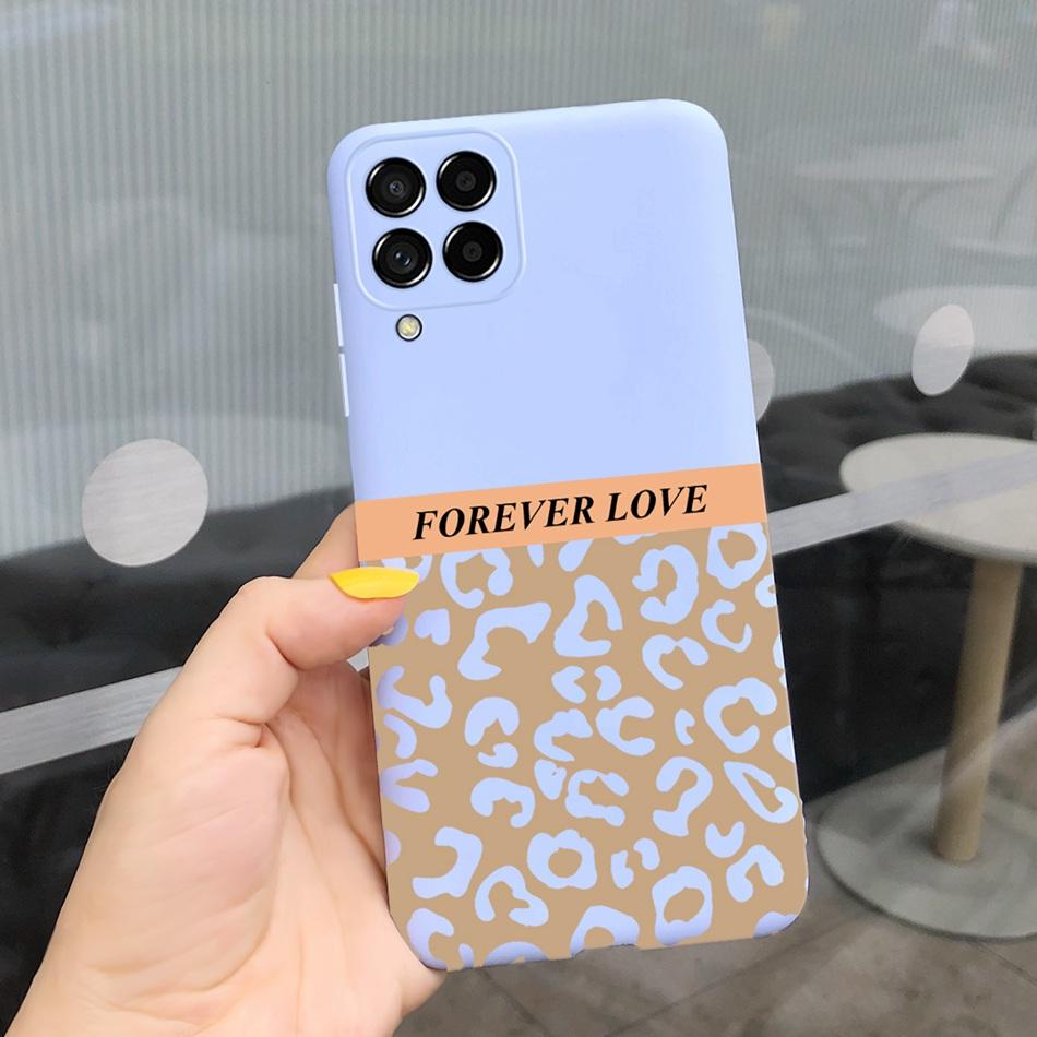 For Samsung Galaxy M53 Phone Case Fashion Cute Pattern Macaroon Silicone Soft Cases For Samsung M53 M33 M22 4G 5G Back Cover