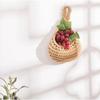 Cotton Rope Kitchen Storage Organizer Breathable Boho Onion Container Hanging Net Pocket  Potato
