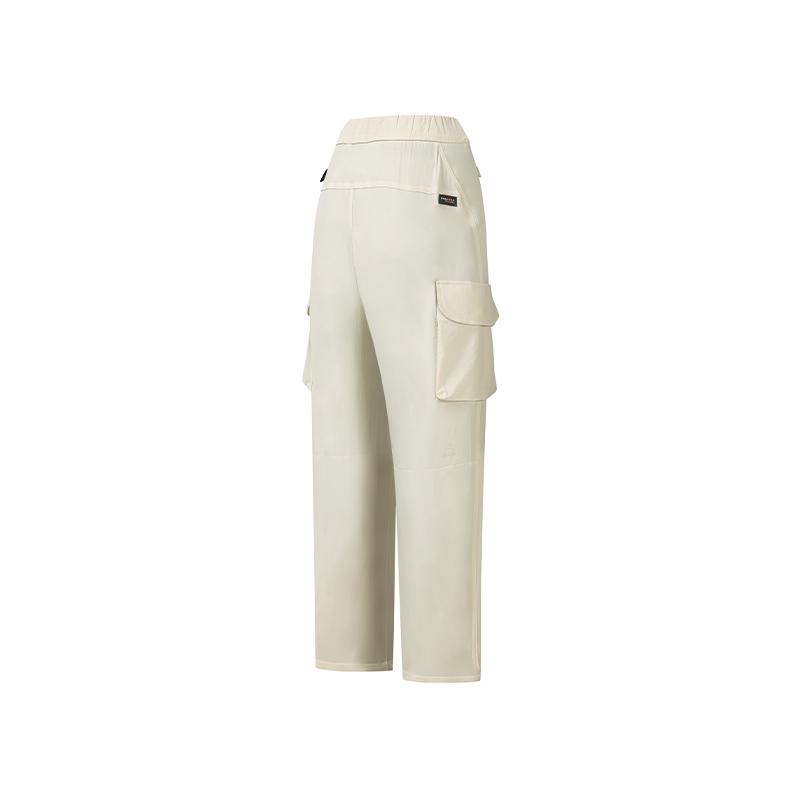 FILA Explore Fashion Versatile Simple Casual Pants Women bottoms Oatmeal A11W637802FBG