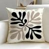 Classic Pattern Modern Flowers Cushion Cover Soft  EasyWash Pillow Case  Versatile for Couch Bed Travel and Office