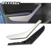 2PCS Silver Door Pull Handle Left/Right Door Handle Cover Trim For Volkswagen VW Golf 6 GTI MK6 2009 2010 2011 2012 2013 2014