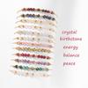 Festive Gifts Multicolor Faceted Stone Beaded Bracelet Set Delicate Fashion Jewelry for Women Daily Wear Simple Versatile Accessory