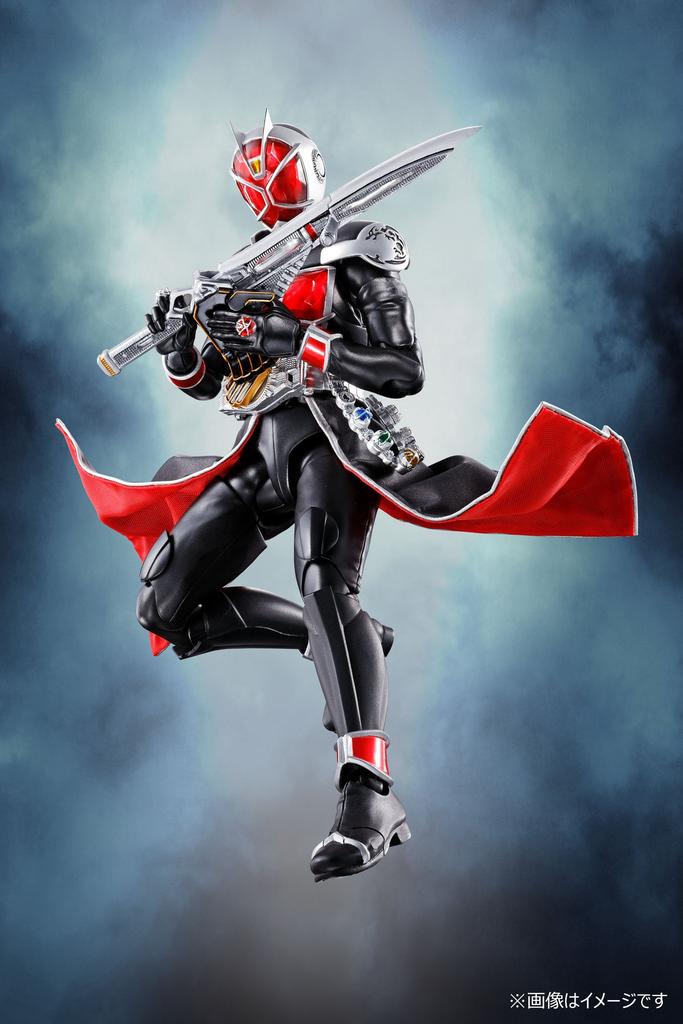 TAMASHII NATIONS Kamen Rider Wizard Flame Style Carving 145mm Painted Movable Figure S.H.Figuarts (True Method) Approx. ABS&PVC