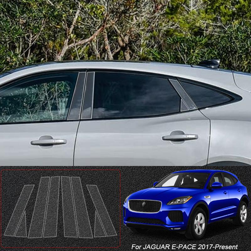 B-Säule TPU Auto Schutzfolie für JAGUAR F-PACE I-PACE XE XF XJ E-PACE 2010-2026 Auto Fenster Karosserie Lack Aufkleber Zubehör