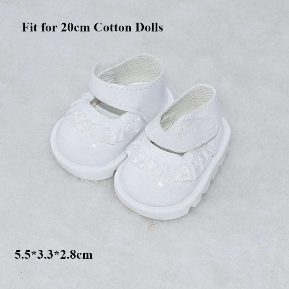 10cm/20cm Baumwollpuppe Lederschuhe Kleidung Zubehör Puppen Freizeitkleidung Schuhe Mode Lederstiefel DIY Puppengeschenk Spielzeug